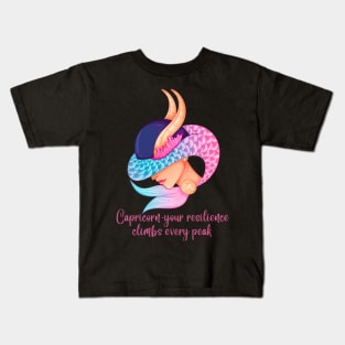 Capricorn Birth Sign Kids T-Shirt